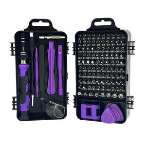 Set Obeng multifungsi, perlengkapan perbaikan komputer ponsel DIY, obeng magnetik presisi 115 dalam 1 - Product Image 6