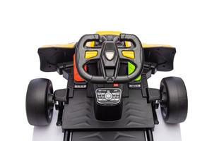 รถยนต์ของเล่นไฟฟ้าสุดหรู 2 ที่นั่ง สำหรับเด็ก พร้อมเพลงและไฟ  ขายดีที่สุด - Product Image 5