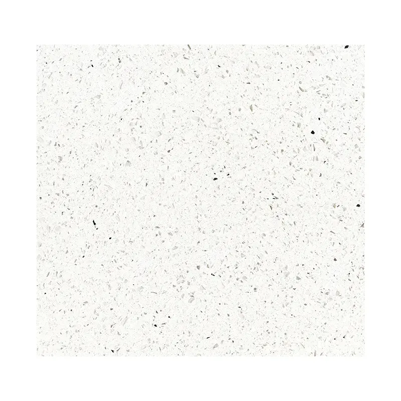 O fabricante venda prata cristal branco monocromático placa de quartzo artificial diretamente quartzo granit