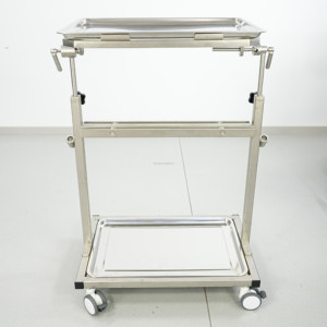 의료용 스테인리스 스틸 트롤리, 이동식 기구 트레이, CE 인증 클래스 I, 1년 보증 - Product Image 3