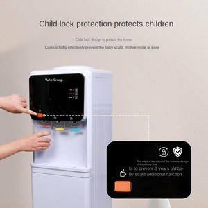 Distributeur d'eau de bureau vertical électrique avec boîtier en plastique seau à eau refroidissement et chauffage trois sorties - Product Image 2