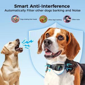 طوق مانع نباح الكلاب وجهاز تدريب عن بعد 2 في 1 - أوضاع التحكم التلقائي في النباح + التدريب اليدوي (صوت/اهتزاز)، مقاوم للماء بمعيار IP67 - Product Image 2