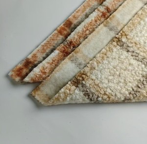 고품질 100% 폴리에스터 니트 원단 편안하고 부드러운 링 프린트 370-380GSM 장난감 의류 부클 셰르파 플리스 - Product Image 5