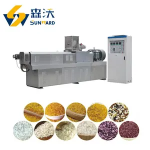 Automatic Fortified Rice Processing Line Artificial Rice Production Machine Nutritional Rice Making Machine