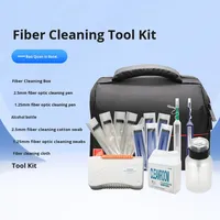 Kit de nettoyage de fibres optiques OEM optimisé avec stylo loupe pour connecteurs LC de réseau FTTH IP – Garantie 1 an