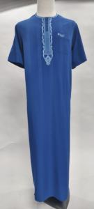 Abito maschile islamico tradizionale musulmano abbigliamento morbido con ricamo Thobe vendita calda in Medio Oriente <span class=keywords><strong>Africa</strong></span> <span class=keywords><strong>Marocco</strong></span> - Product Image 4