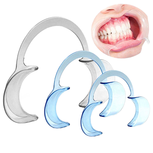 Écarteur buccal dentaire en forme de C, rétracteur intra-oral joue-lèvre en plastique confortable et polyvalent pour blanchiment dentaire à domicile - Product Image 1