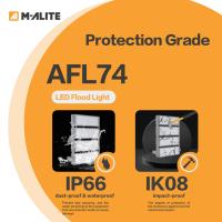 Projecteur COB haute puissance AC85-305V IP66 pour extérieur, stade, terrain de sport, industrie, modulaire, certifié Energy Star, garantie 5 ans
