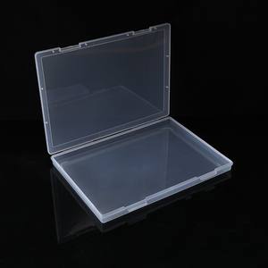 Caja transparente para documentos A4, organizador de almacenamiento de plástico rectangular con cubierta para archivos, recibos, comprobantes, 220g, fabricado en Zhejiang - Product Image 3