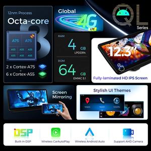 XTRONS 12,3 дюймов Android 13 8-ядерный Автомобильный плеер для Mercedes Benz C218 W218 Android радио Carplay 4G LTE Android Autoestereo - Product Image 2