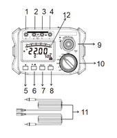 ZHIWEI ZW3015 Alat Uji Resistansi Isolasi Digital Megohmmeter 2500V Garansi 1 Tahun Rentang 0.06M-100G