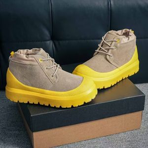 Winter Fashion Women's and Men's Wool Warm <b>Snow</b> <b>Boots</b> Luxury Classic Yellow High Quality Waterproof Casual <b>Boots</b> Soft Breathable - Product Image 3