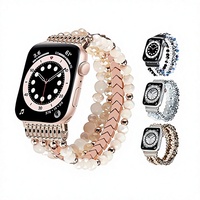 Bracelet de montre en métal perlé avec cristaux pour Watch S10/987/SE, 22 mm