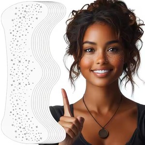 Personnalisé imperméable femmes et filles métallique doré temporaire paillettes taches de rousseur visage <span class=keywords><strong>tatouage</strong></span> corps <span class=keywords><strong>tatouage</strong></span> numéro de modèle - Product Image 6