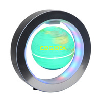 COGIDEA COG004S Globo Magnético Levitante con Iluminación e Inducción Inalámbrica para Navidad y Acción de Gracias