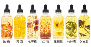 صندوق تسمية مخصص ، بابونج نقي ، زيت البابونج مع زهرة ، جلد مخلوط - Product Image 6