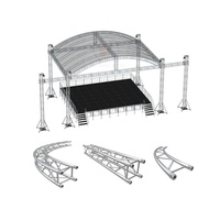 Structure de scène en aluminium pour système de support de truss d'éclairage DJ à vendre