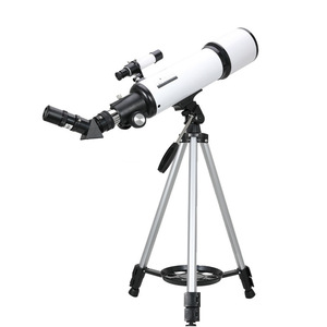 80mm Astronomisches Teleskop Optische Lupe Hoch auflösender Reflektor Star Finder mit Stativ Intelligent Search Scope 80600 - Product Image 1