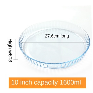 Utensilios de cocina para el hogar de alto <span class=keywords><strong>valor</strong></span>, <span class=keywords><strong>horno</strong></span> <span class=keywords><strong>microondas</strong></span>, plato de pescado y fruta resistente al calor, plato de vapor con patrón ovalado para la cena - Product Image 6