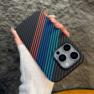 Carbon Fibre Kết Cấu Điện Thoại Trường Hợp Đối Với iPhone 15 14 13 12 11 Pro Max Acrylic Cứng Từ Tính Điện Thoại Bìa Đối Với iPhone 16 Pro Max Quỹ - Product Image 6