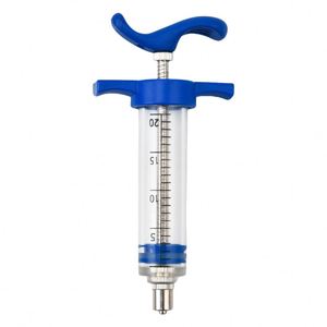 Jeringas Veterinarias Reutilizables Ajustables de 20 ml, Suministros Veterinarios de Plástico - Product Image 3