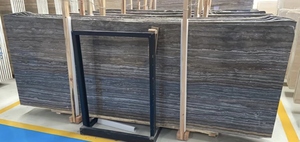 Losas de mármol travertino de plata italiana Piedra natural de alta calidad para revestimiento de suelos y paredes <span class=keywords><strong>Roca</strong></span> efusiva travertino negro - Product Image 4