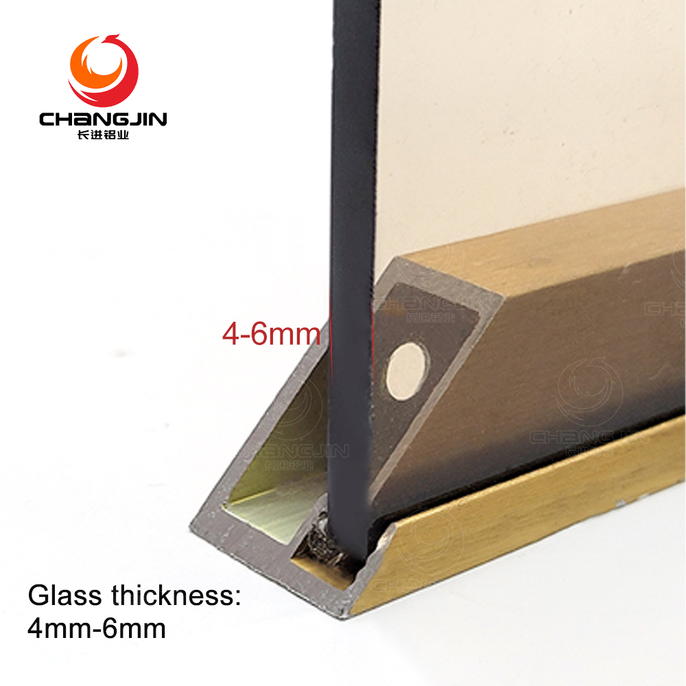 kitchen cabinet aluminum frame glass door