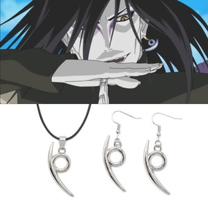 ต่างหูอนิเมะจี้รูปนินจา Akatsuki <span class=keywords><strong>Orochimaru</strong></span> เครื่องประดับแฟชั่นคอสเพลย์ฮาโลวีนสำหรับผู้ชายและผู้หญิง - Product Image 1