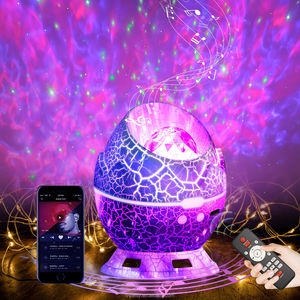2024 14 colores Control remoto RGB LED dinosaurio huevos nebulosa proyector galáctico luz nocturna cálida para el hogar alimentado por batería - Product Image 1