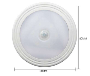 Vente flash : Veilleuse LED ronde à détecteur <span class=keywords><strong>de</strong></span> <span class=keywords><strong>mouvement</strong></span>, alimentée par piles, <span class=keywords><strong>lampe</strong></span> <span class=keywords><strong>de</strong></span> placard, lampes <span class=keywords><strong>de</strong></span> chevet pour chambre à coucher, éclairage <span class=keywords><strong>de</strong></span> placard à domicile - Product Image 3