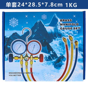 Manomètre de réfrigérant pour climatisation automobile CT-536G/S, double valve, jauge de pression R134a, alliage d'aluminium - Product Image 4