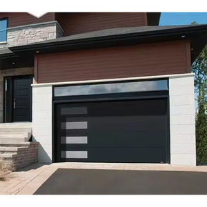 Aluminium combiné de porte de <span class=keywords><strong>garage</strong></span> à la maison haute performance avec anti-vol coupe-vent Caractéristiques à haute isolation Surface finie - Product Image 1