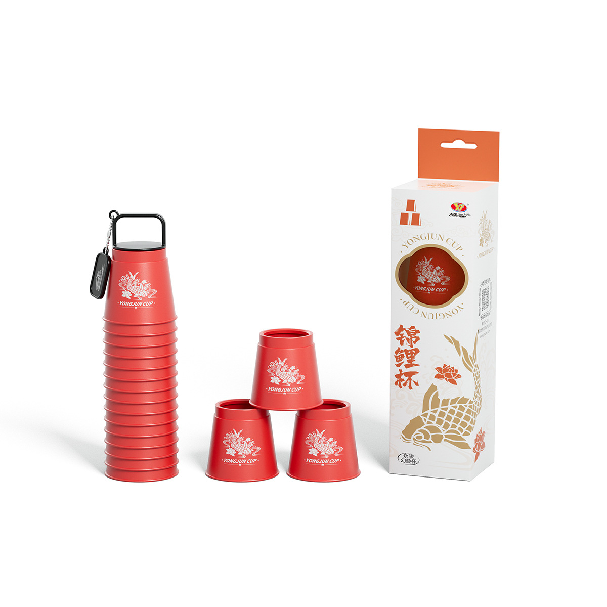 Tazas apilables de fantasía Yongjun - Koi