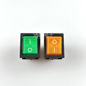 Interrupteur à bascule KCD4 40A 250VAC ON-OFF pour équipement industriel avec voyant lumineux et bornes à vis 22x30mm - Product Image 5