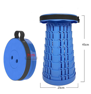 Plástico cadeira dobrável retrátil Assento leve portátil Pesca ao ar livre Telescópio Multipurpose <span class=keywords><strong>Folding</strong></span> Stool - Product Image 5