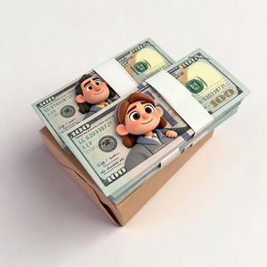 Lot de 10 billets factices de <span class=keywords><strong>dollars</strong></span> américains et d'<span class=keywords><strong>euros</strong></span> pour la pratique, les tournages de films et de séries télévisées, et la formation <span class=keywords><strong>en</strong></span> comptabilité (comptage de billets) - Product Image 4