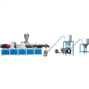 Grote Pp Pe Abs Pc Plastic Schroot Vlokken Extruder Granulator Pelletiseermachine Voor Extruder Recycling Lijn