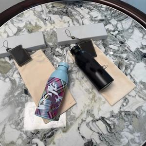 Bouteille isotherme en acier inoxydable 304 à double paroi bleue et violette, thermos pour lait, bouteille de sport à changement de couleur sensible à la température, idéale pour un cadeau - Product Image 3