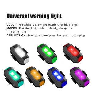 Lampe stroboscopique décorative LED USB mini signal <span class=keywords><strong>clignotant</strong></span> RGB Lemombo <span class=keywords><strong>pour</strong></span> drones, motos et avions avec garantie d'un an - Product Image 2