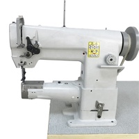 Machine à coudre industrielle à point droit à cylindre à aiguille simple, haute qualité, prix bas, usage intensif, cuir