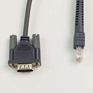 เครื่องสแกนบาร์โค้ดแบบมี<span class=keywords><strong>สาย</strong></span>3เมตร DB9เป็น RJ50เครื่องสแกนบาร์โค้ด CBA-R01-S10PAR แบบ RS232กำหนดเองเครื่องอ่านสายไฟสำหรับ LS4208 LS2208 LS1203 - Product Image 3