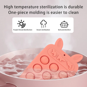 BPA Free Silicone bé Teether Chew Toy bán buôn bé Silicone điện thoại di động nút mọc răng đồ chơi - Product Image 6