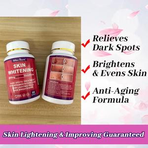 WINS Town เม็ดยาเสริมความงาม, ยาเม็ดกลูตาไธโอเนสกินเพื่อผิวสวยกระจ่างใสสำหรับผิวสีดำ - Product Image 3