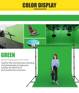 Chromakey-Hintergrund mit Stativ, Greenscreen-Hintergrund mit Ständer - Product Image 3