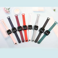 Montre de sport pour femmes et hommes, montre numérique électronique LED, mode décontractée, simple, en silicone, montre féminine
