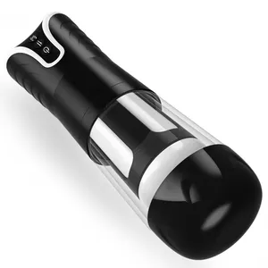 Hot Sale 3-FrequencySmart Telescopic Real Voice USB Charging Electric Masturbation Cup Sex Toys For Men Vagina