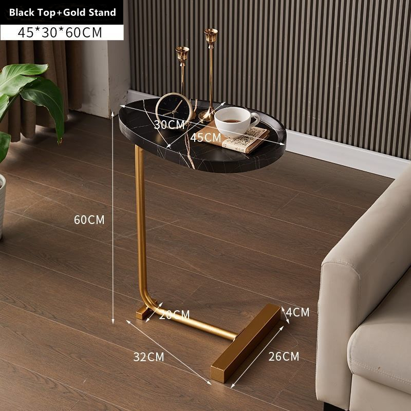 Negro + soporte de oro