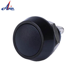 Vente chaude 12mm grande tête rotule coque galvanisée 1NO réinitialisation câblage colonne Base bouton poussoir interrupteur 2 vis <span class=keywords><strong>2A</strong></span> - Product Image 5