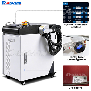 Máquina de Limpieza Láser de Fibra Pulsada Profesional con Certificación CE, 500W, Portátil, para Aluminio, UPVC, Madera, Metales Delicados, Sin Daños - Product Image 5