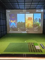 Simulateur de golf haut de gamme 4K KT-4K, durable, personnalisable, en plastique, pour usage intérieur